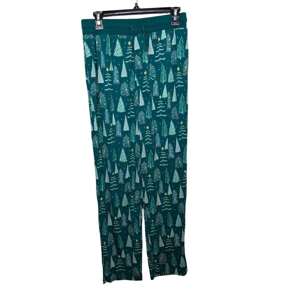 Little Sleepies Twinkling Trees Bamboo Pajama Pants Christmas Holiday PJ Medium